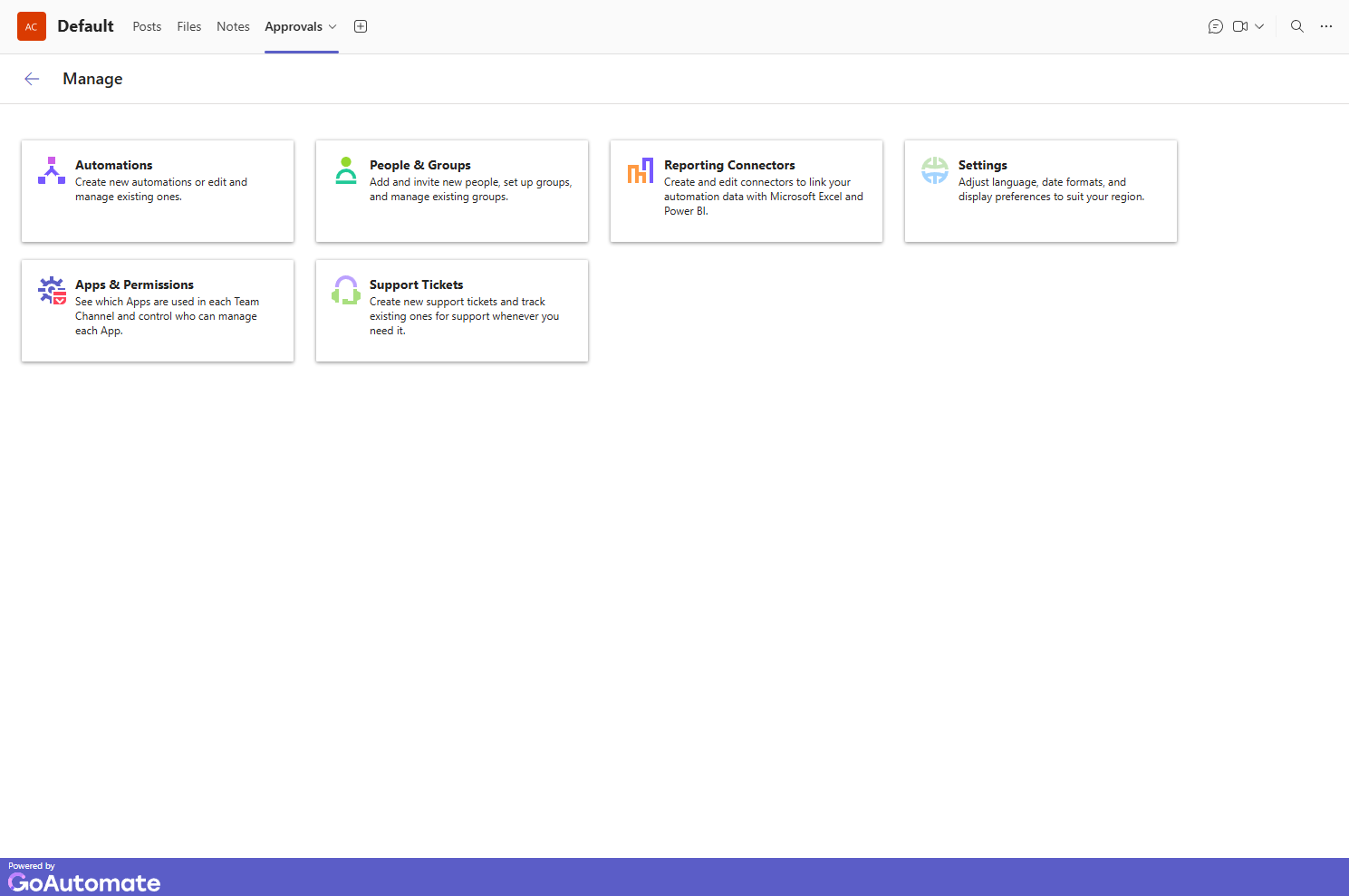 App Manage Panel